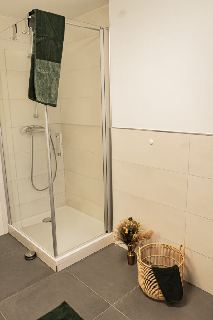 Dusche Ferienwohnung